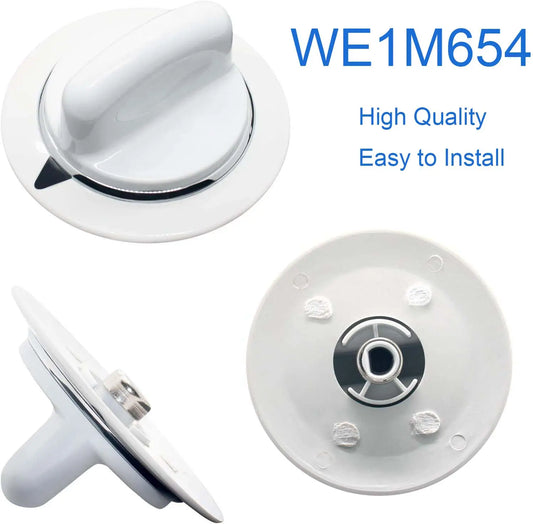 WE1M654 Dryer Timer Knob Parts Dryer Replacement Parts - Compatible with GE & Hotpoint Dryers