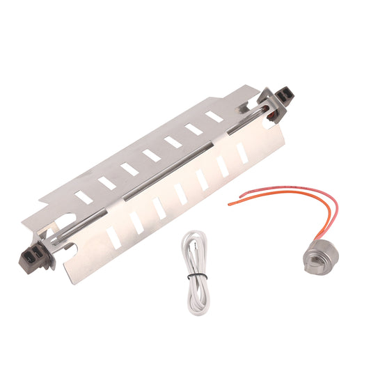 WR51X10055 Refrigerator Defrost Heater Kit,Temperature Sensor WR55X10025,High Limit Thermostat WR50X10068 Replacement for General Electric