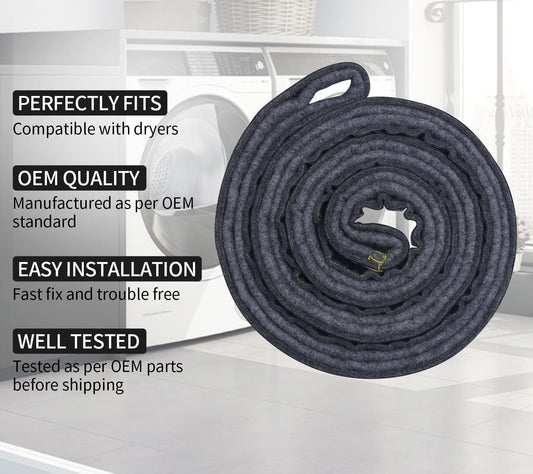 DC97-07618A Dryer Drum Felt Seal Gasket KIT Replacement Part for Samsung Dryers with High Temp Glue -dryer drum felt Fit for Samsung Replaces